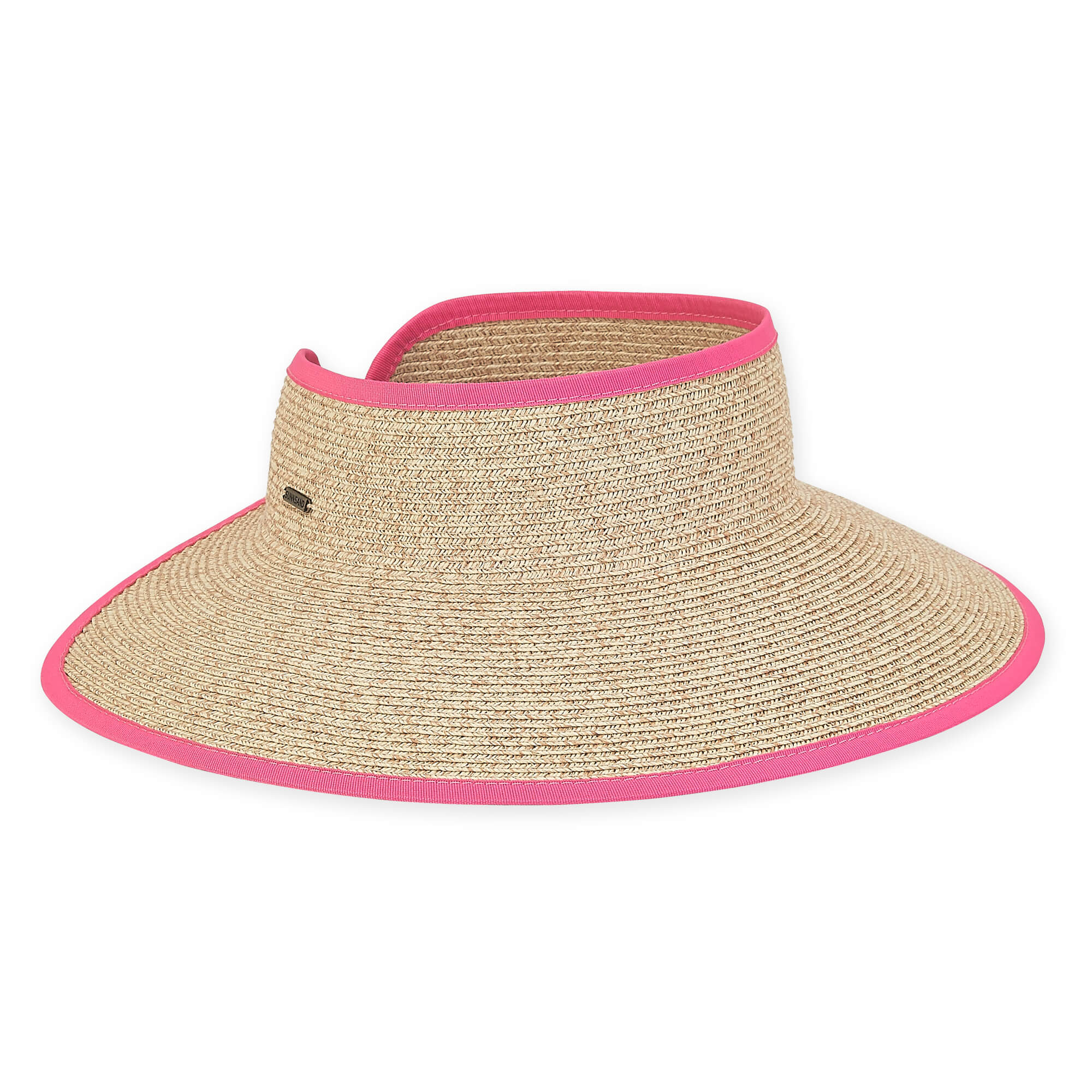 Sun N Sand Paper Braid Rollup Visor HH2352