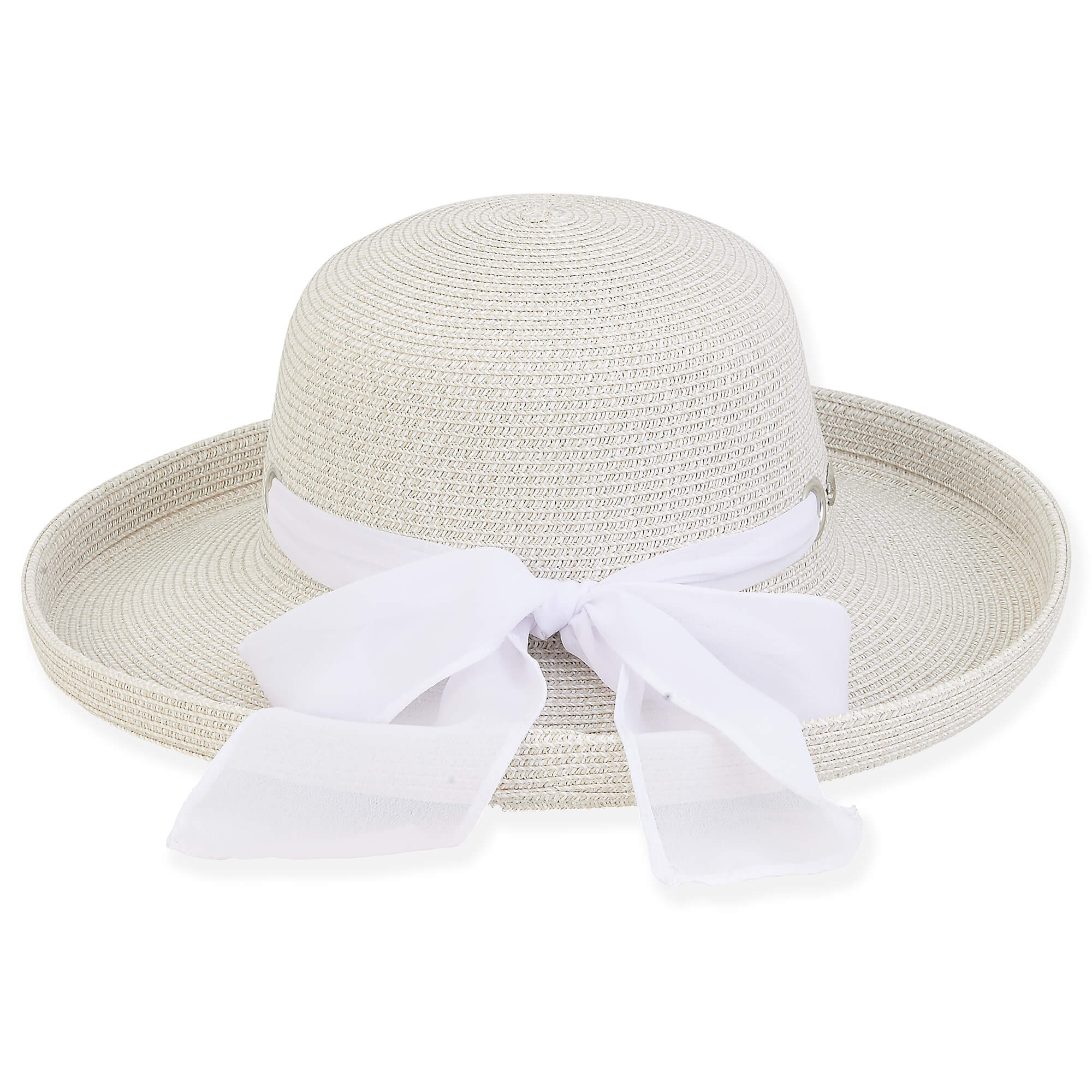 マリホジャ　Paper Braid Sheer Down Brim Hat Paper Braid Sheer Down Brim Hat