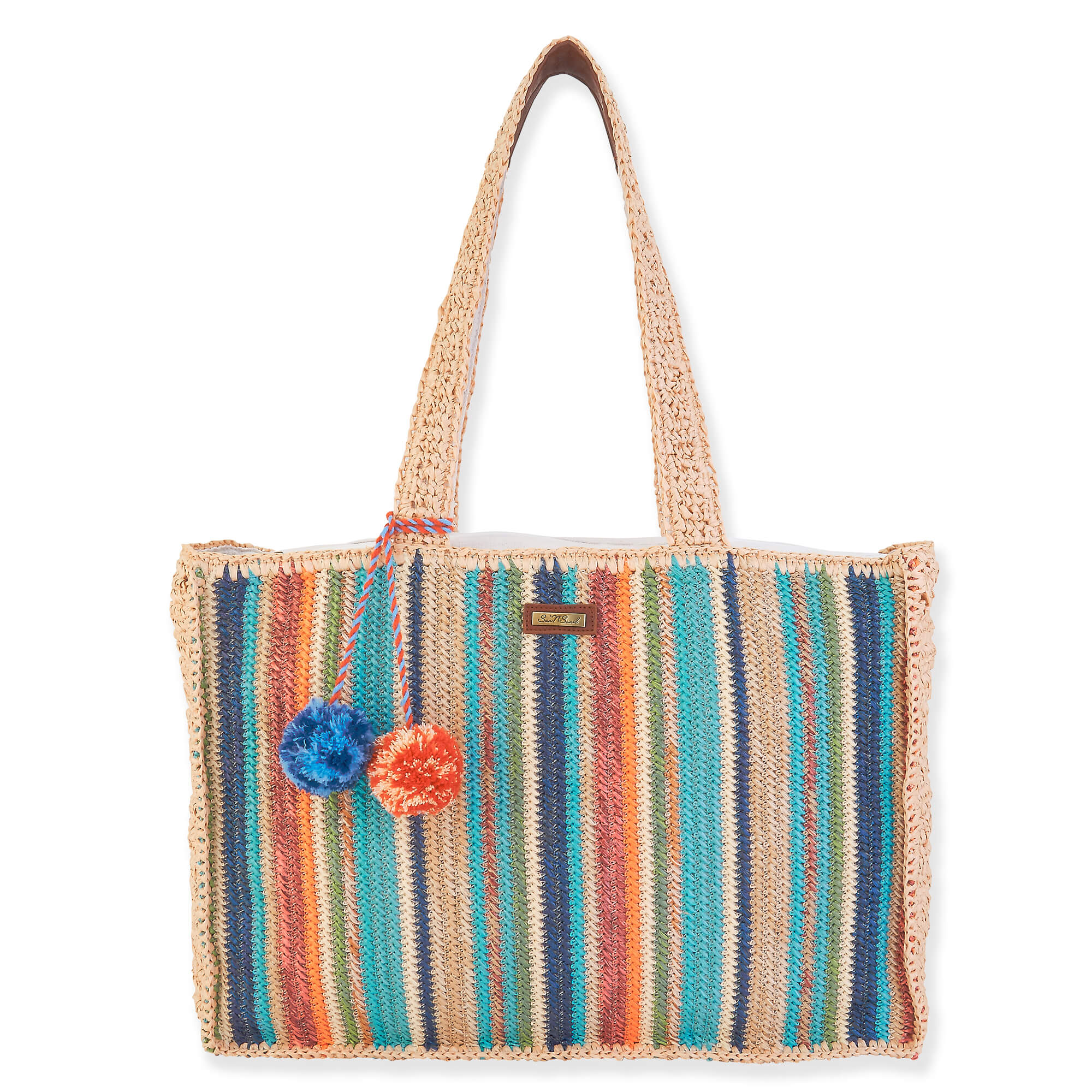 Fatima | Poly Straw Shoulder Tote | CE6558