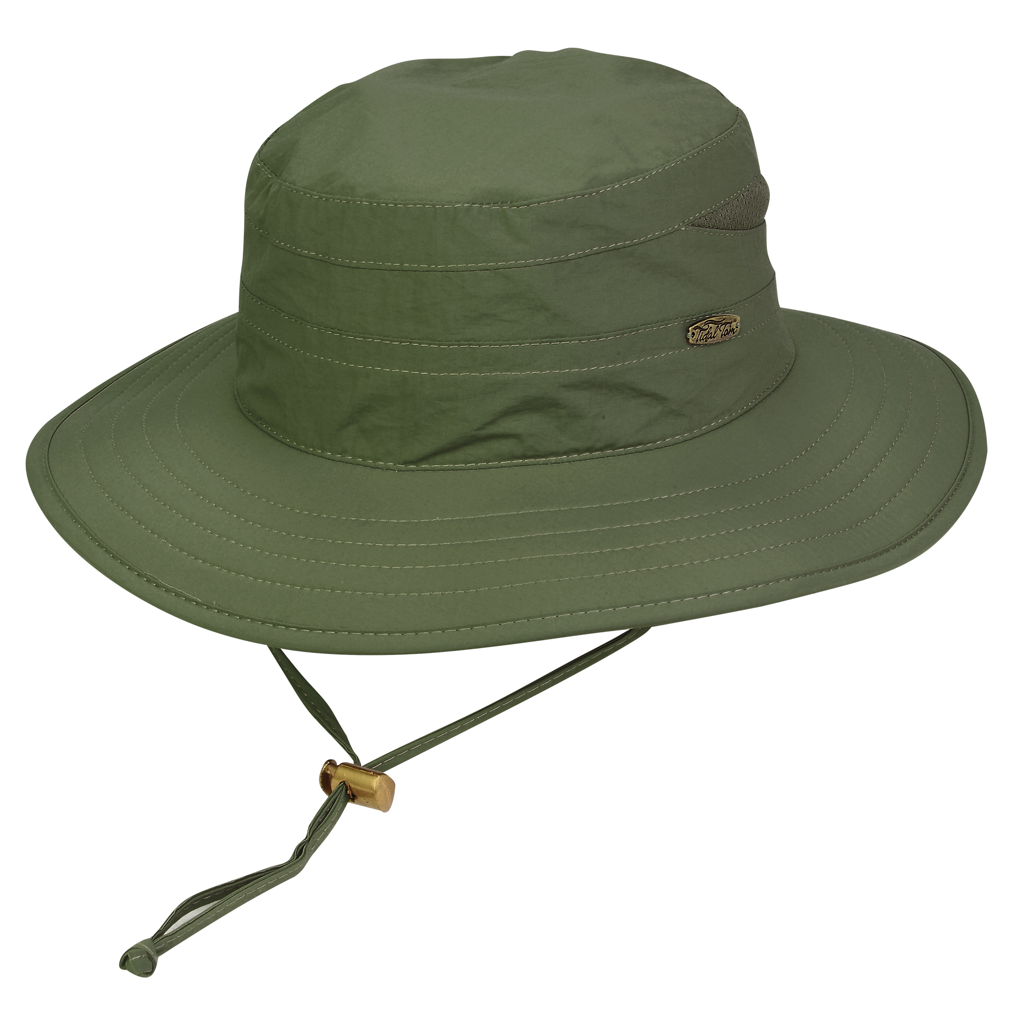 Men's Hats | Olive, Nylon Boonie, Brim 3