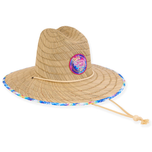 foco Men's NFL Team Logo Floral Lifeguard Beach Straw Sun Hat