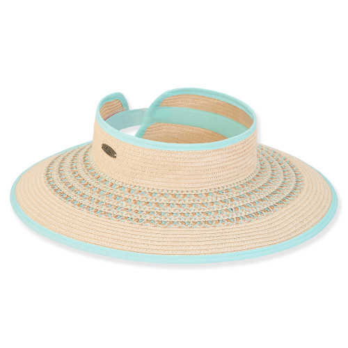 Saks Fifth Avenue Paper Sun Visor Hat Saks Fifth Avenue | Accessories | Saks Fifth Avenue Paper  main image 3