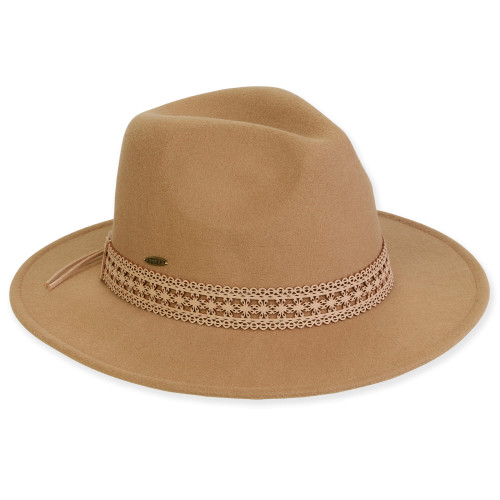 Adora felt Hat with small pompom and bead rim. ADORA | Accessories | Adora Felt Hat With Small Pompom And  main image 4