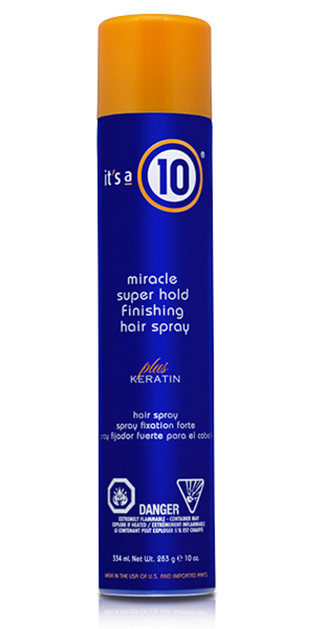It's A 10 Miracle Super Hold Finishing Spray Plus Keratin