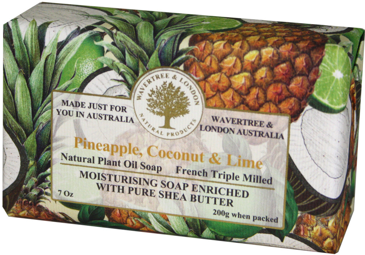 Wavertree & London Pineapple, Coconut & Lime French Milled Australian Natural Soap