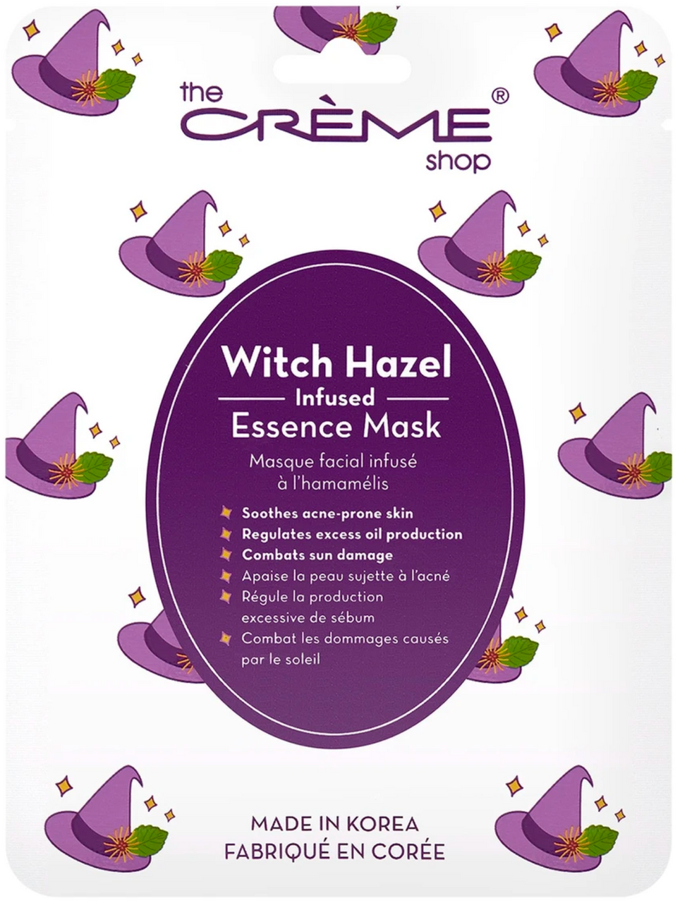 The Crème Shop Witch Hazel Infused Facial Sheet Mask