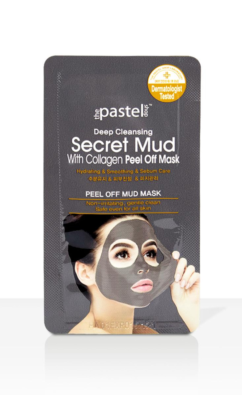 dramatiker kold afregning The Pastel Shop Secret Mud With Collagen Peel Off Mask - Westside Beauty