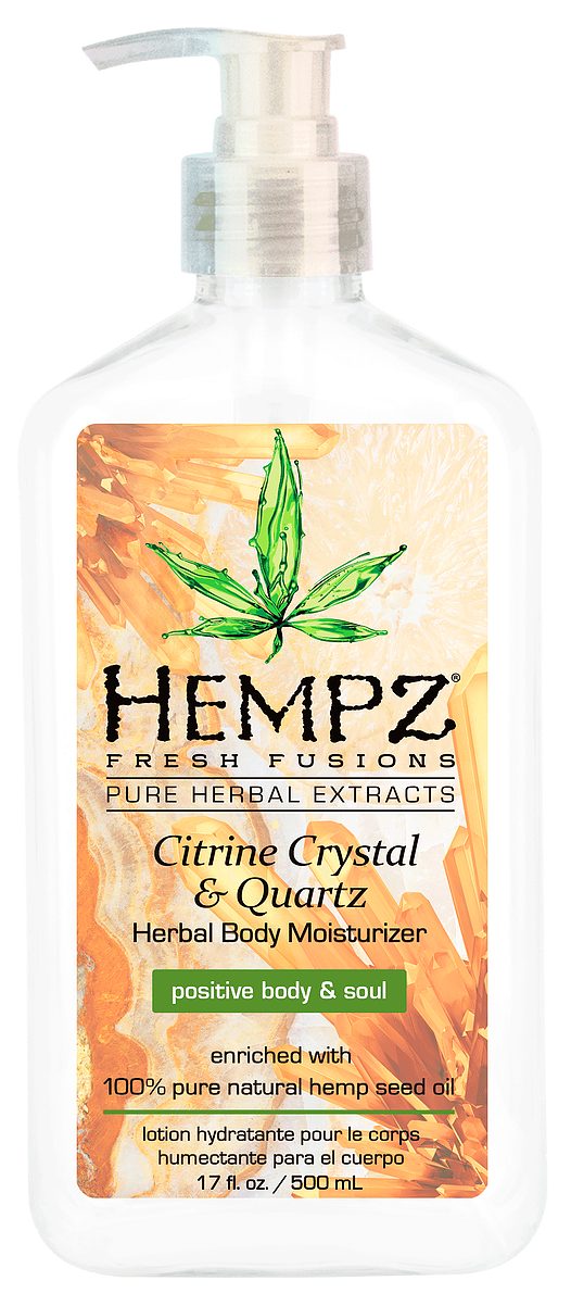 hempz citrine crystal & quartz lotion