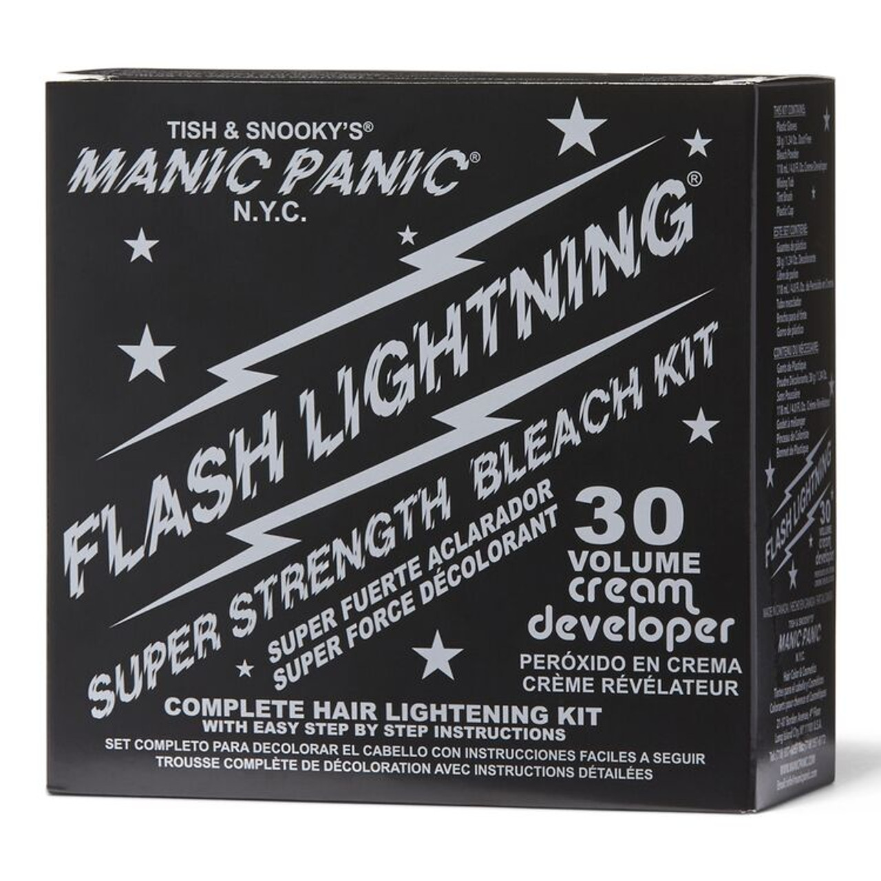 Manic Panic Flash Lightning Bleach Kit - 30 volume - rainbow