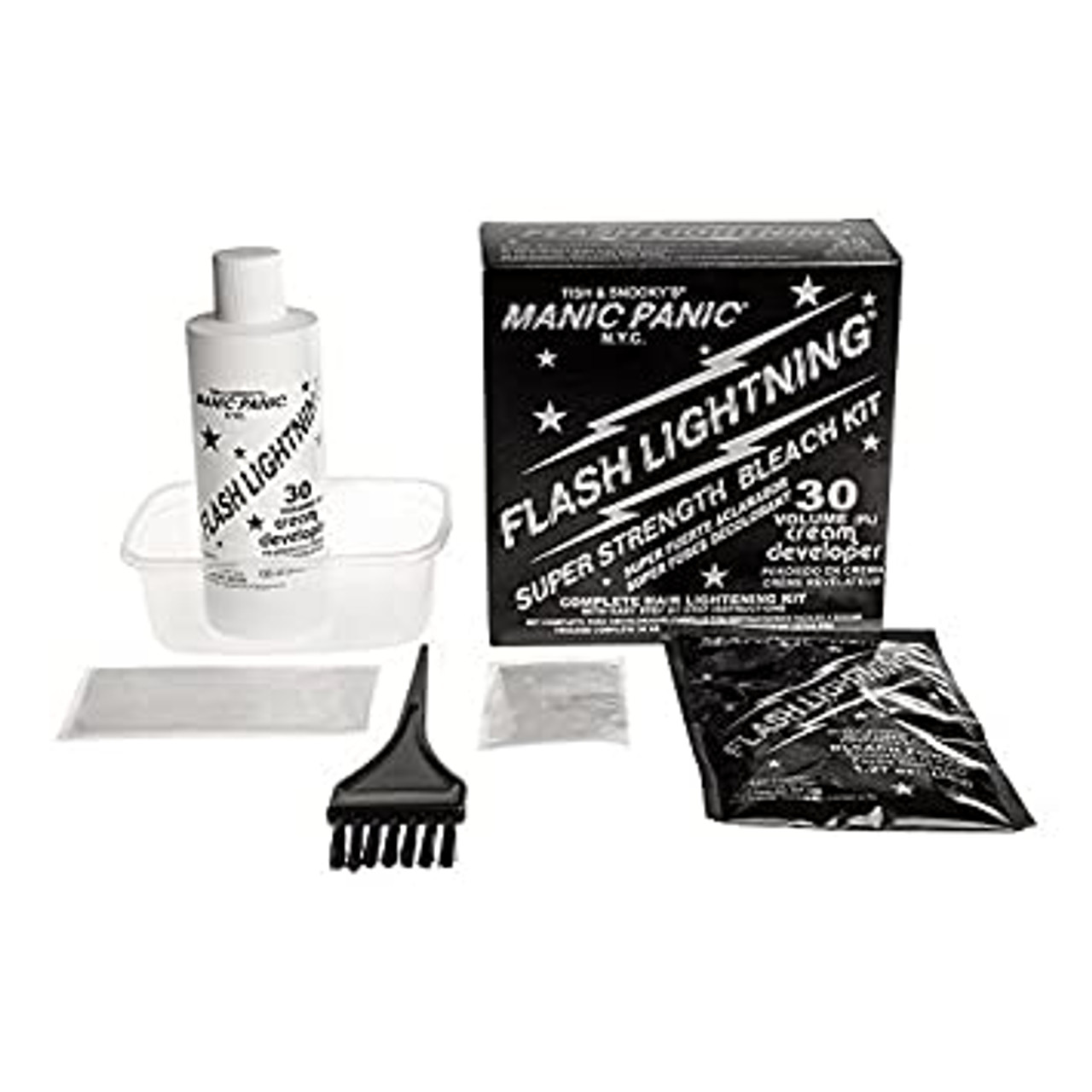 Flash Lightening 30 Volume Bleach Kit by Manic Panic, Lightener