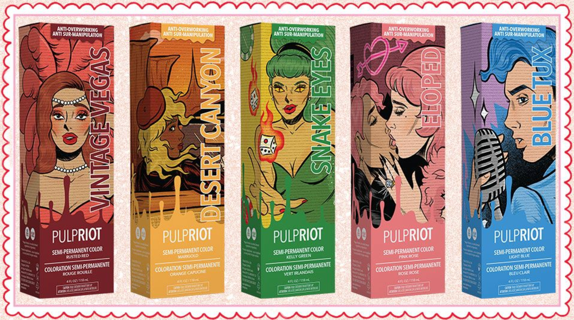 Pulp Riot Shadow Collection Pulp Riot Sin City Semi Permanent Hair Color - Westside Beauty