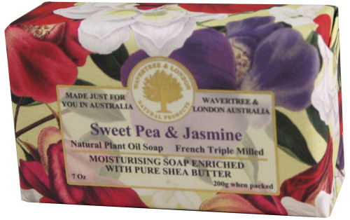 Wavertree & London Sweet Pea & Jasmine French Milled Australian Natural Soap