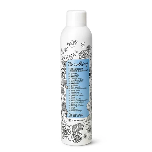 No Nothing Very Sensitive Fragrance Free Strong Hold Hairspray