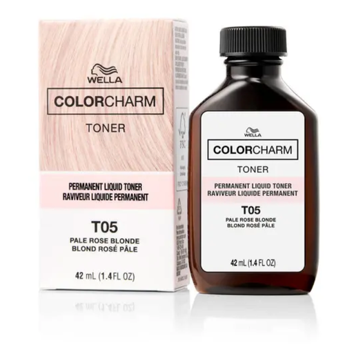 Wella Color Charm Permanent Liquid Toner T05 Pale Rose Blonde