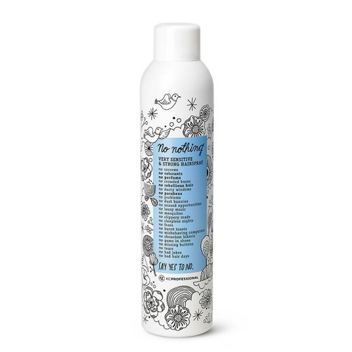 No Nothing Very Sensitive Fragrance Free Strong Hold Hairspray