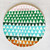 Assorted Pattern Melamine Plate