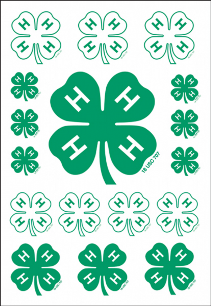 4-H Logo Variety Stickers 2-Pack