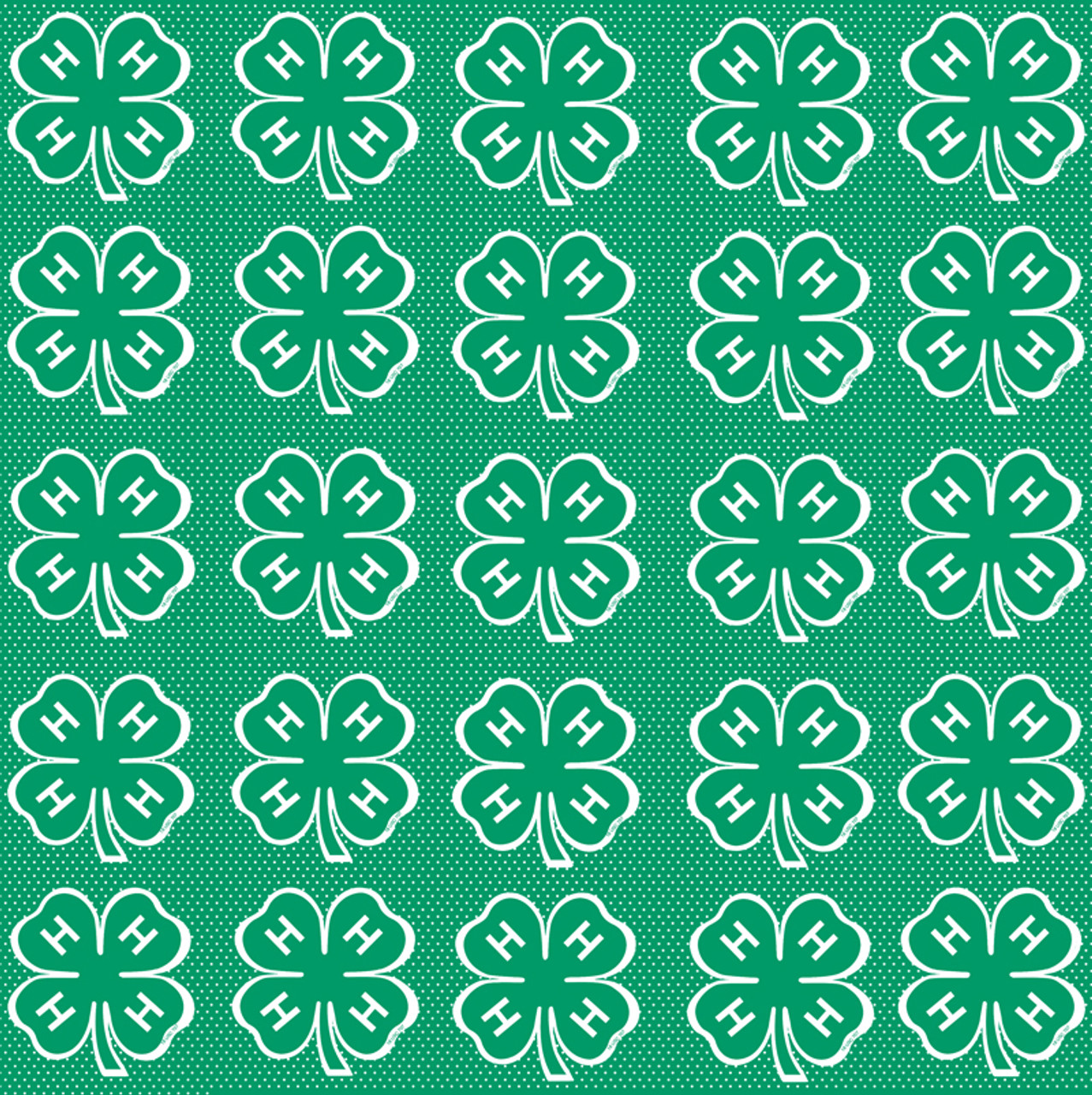 4-H Clovers Scrapbook Paper