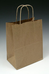 Kraft Paper Bags with Handles- 63 lb