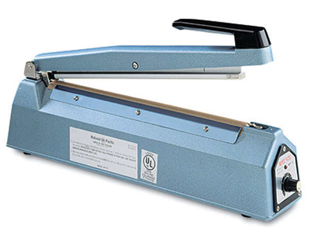 Impulse Heat Sealer with Trim-and-Seal Element