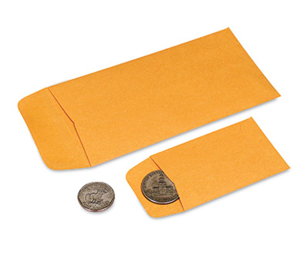 Kraft Coin Envelopes - 28 lb