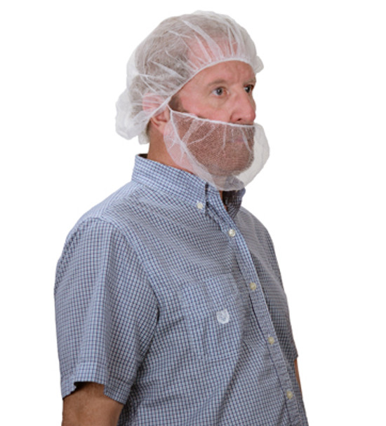 Mesh Beard Cover - White