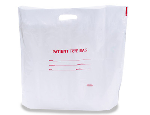Patient Tote Bag with Die-Cut Handle - 2 Mil