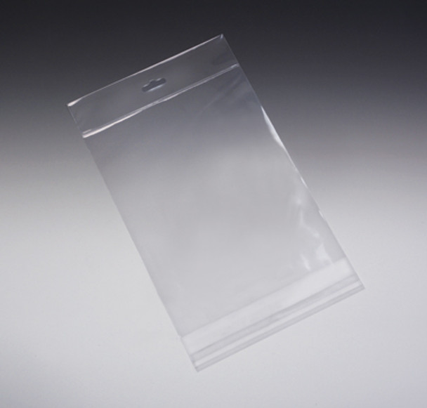 Polypropylene Bags with Clear Header and Resealable Bottom - 1.6 Mil