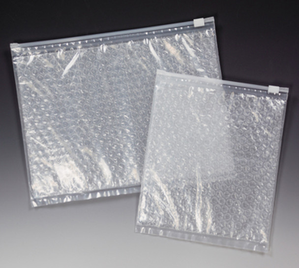 Slider Zipper Bubble Bags - 3/16"