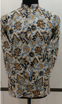 Veer - Men's Cotton Kurta - Gold   (38, 40, 42 & 44)