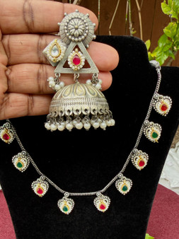 Vilasini - German Silver Necklace Sets