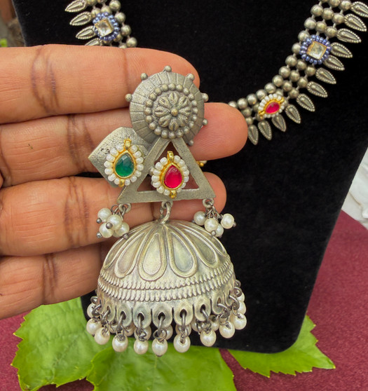 Sumithra - German Silver Necklace Sets