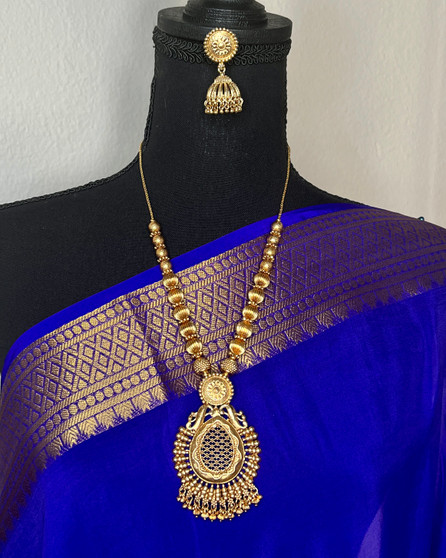 Temple Style Long Necklace set