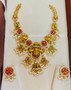 Gnaneshwari  -  Coral Gutta Pusalu Necklace