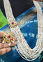 Nivitha - French bead Multi String Necklace