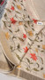 Divyanthi -  Cream Semi Tussar Saree