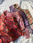 Zumbo Size Printed Silk Blouses