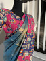 Kalamkari Patch Work Saree