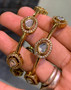 Meher - Antique Finished Stone Bangle