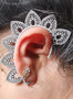 Saachi  -   Oxidized Ear Cuff
