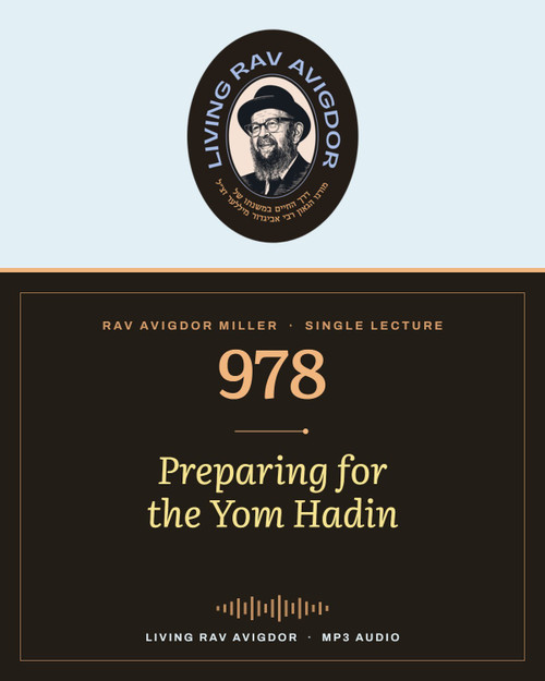 Rav Avigdor Miller MP3 lecture cover