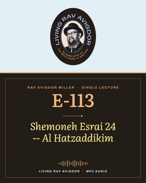 Rav Avigdor Miller MP3 lecture cover