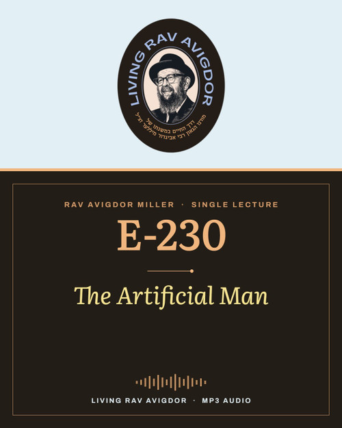 E-230 - The Artificial Man — Rav Avigdor Miller MP3 lecture