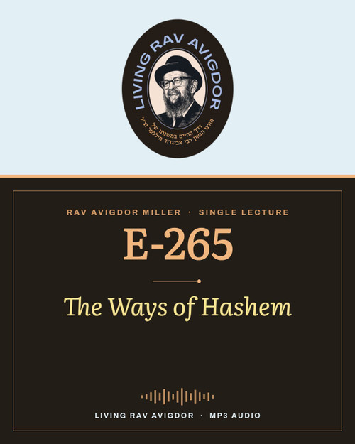 Rav Avigdor Miller MP3 lecture cover
