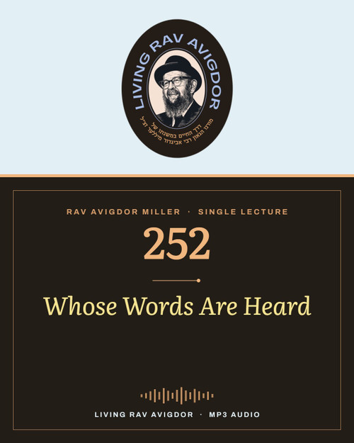 Rav Avigdor Miller MP3 lecture cover
