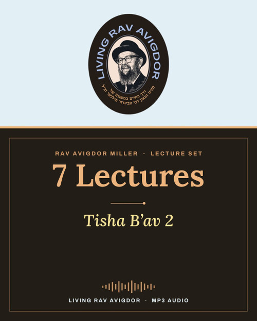 Tisha B'av 2 – Rav Avigdor Miller lecture set, 7 MP3 lectures