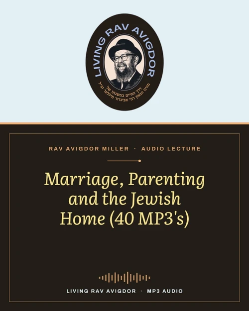Rav Avigdor Miller MP3 lecture cover