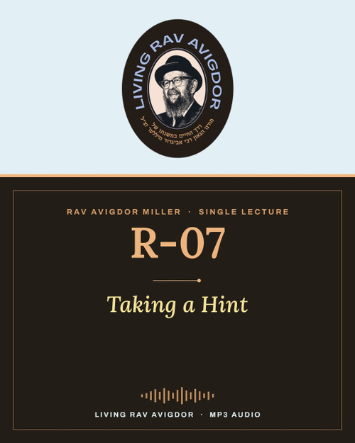 Rav Avigdor Miller lecture R-07 – Taking a Hint (MP3)