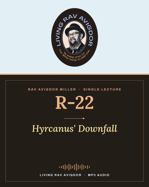 Rav Avigdor Miller lecture R-22 – Hyrcanus' Downfall (MP3)