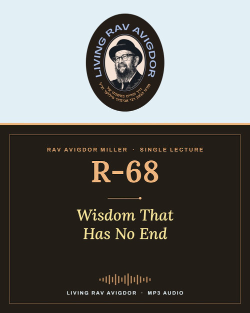 Rav Avigdor Miller lecture R-68 – Wisdom That Has No End (MP3)